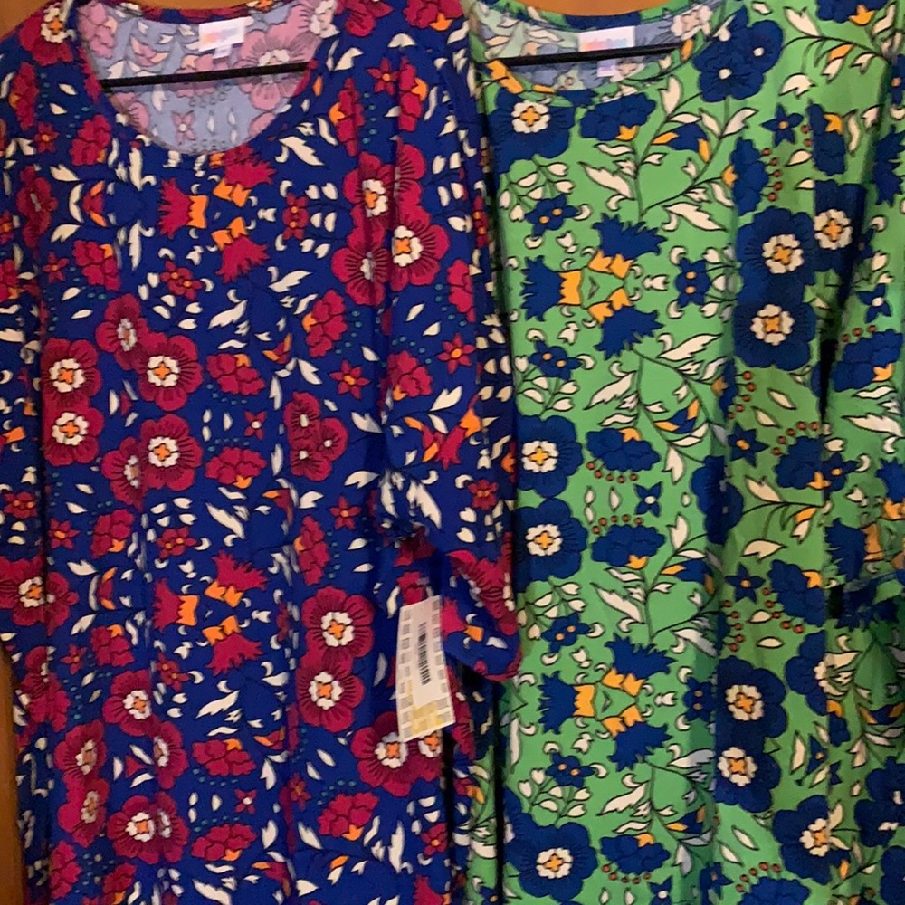 2 BNWT 3XL LuLaRoe Irma Tunics